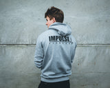 Men's Grey Comfort print hoodie