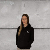Women's Black Comfort print hoodie