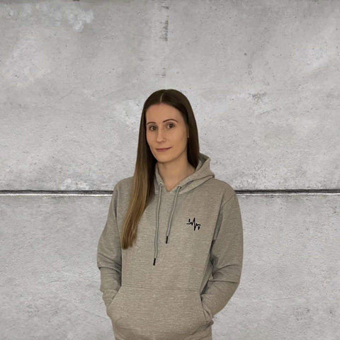 Women's Grey Comfort print hoodie