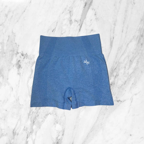 Blue Seamless Shorts