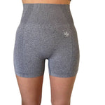 Lilac Grey Seamless Shorts